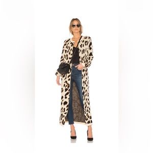 Lovers & Friends metallic leopard cardigan